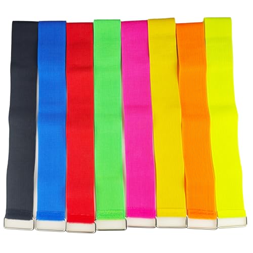 4/8/16/32 Pack 3 Legged Race Bands Colorful Firm Elastic Tie Rope for Outdoor Fun