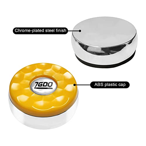 Shuffleboard Pucks/Shuffleboard Sand Wax, Shuffleboard Accessories Suitable Shuffleboard Pucks Game - style: 2x14oz+2-1/4‘’58mm(black+yellow)