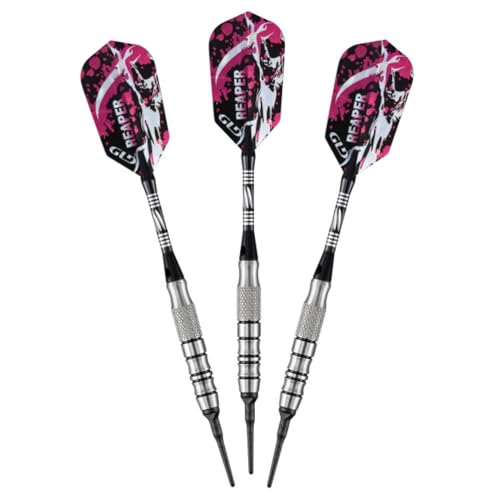 Viper Grim Reaper 80% Tungsten Soft Tip Darts with Storage/Travel Case - size: 18 Grams, style: Coarse Knurling