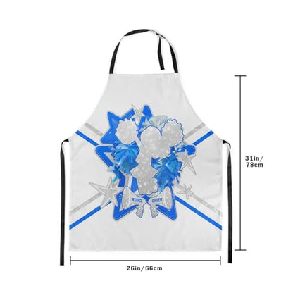 Castle Fairy Boy Soccer Kitchen Apron - color: Cheer Blue