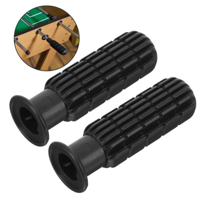 BESPORTBLE 5Pcs Plastic Foosball Table Handles with Slip Grip for Tabletop Football Games Reliable Replacement Parts for Enhanced Player Comfort and Control