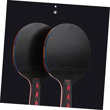 Hemoton Table Tennis Block 2pcs Butterfly Pong Paddle Double Pimples-in 5 Star Racket for Junior Players