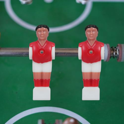 Toddmomy 12Pcs Foosball Players Replacement Set Table Soccer Men Rod Parts for Family Game Room Entertainment and Office Fun