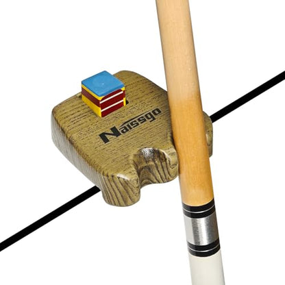 Cue Rest Cue Stick Holder Pool Cue Holder - style: Wood-2 Holes