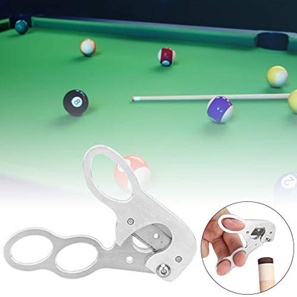 Alomejor Billiards Cue Tip Repair Tool Stainless Steel Billiard Cue Leather Cutting Knife for America Eight Balls Night Cue