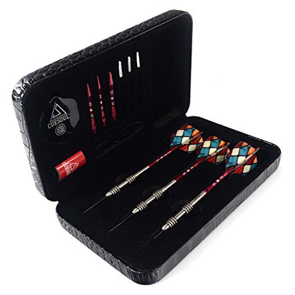 CUESOUL 22/24/26 Grams Tungsten Steel Tip Darts Set 95% Tungsten - color: 24 Grams-Case