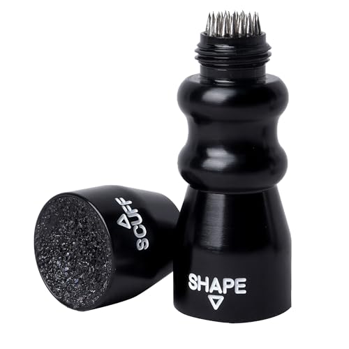 GSE Games & Sports Expert Billiard Pool Cue Tip Tool, Stick Scuffer/Shaper/Aerator/Joint Protector Tool, Billiard Accessories - style: Black 3-in-1 Bowtie Tool