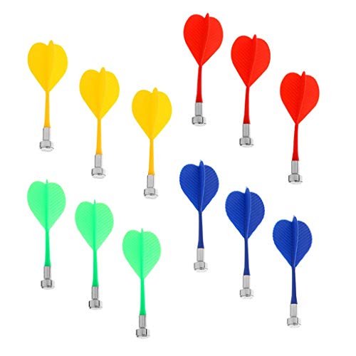 12 Pieces/Pack Safety Replacement Magnetic Darts Mix Color