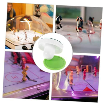 Alasum 1set Tabletop Hockey Game Parts Pusher Pucks Felt Pads Pucks for Authentic Indoor Entertainment Improve Skills Coordination