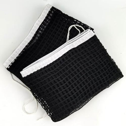 Training Tension Ping Pong Net Portable Table Tennis Table Net Replacement for Any Table(Black) - color: Black