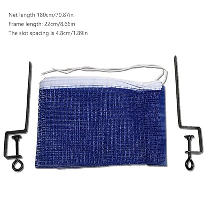 Simple PingPong Net Replacement PingPong Practices Net Table Tennis Net with Metal Bracket Table Tennis Accessorys