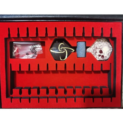 Yardwe Storage Box Hard Shell Cardboard Holder Travel Carrying Case with Foam Inserts for for Tips, Shafts and Flights