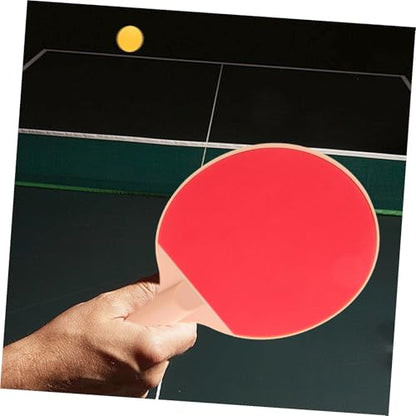 BESPORTBLE Plastic Elasticity Table Tennis Set with Paddles and Yellow Pong Balls Outdoor Professional Racket Kit for Accurate Shots and Control Lightweight Table Tennis Equipment for Sport