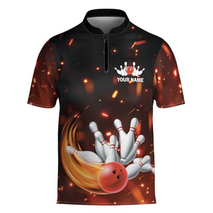 Personalized Custom Jersey for Men, Uniform Shirt for Bowling Team Gift - color: D3