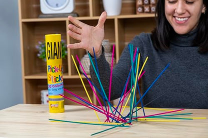 Pressman Giant Pick Up Sticks - Classic Game from Yesterday That's Fun Today , Yellow , One Size Fits All - color: Yellow