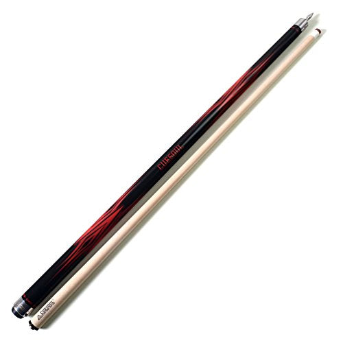 CUESOUL SOOCOO Series 58" 19oz Maple Pool Cue - color: Black, size: 12.75mm