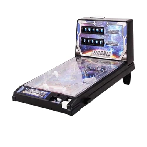 Electronic Pinball Ball Shooting Game, Retro Arcade Machine with Lights Sounds and Scorer, Classic Pinball Toy, Puzzle Pinball Game for Kids, Pinball Gifts