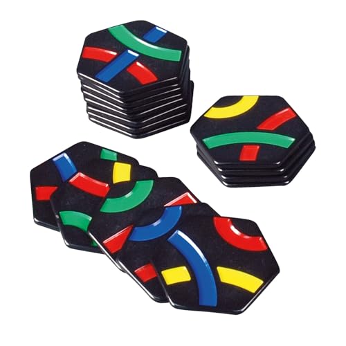 GIGAMIC Tantrix Strategy | Ages 6+ | 1 to 6 Players | 30 Minutes