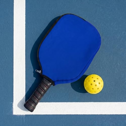 Pickleball Paddle Cover Pickleball Racket Bag Neoprene Racket Case Table Tennis Racket Bag Waterproof Protective Sleeve for Tournament & Training Equipment - color: Blue, size: 1 piece
