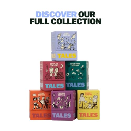 TALES 150 Conversation Cards, Friends Edition, Fun Friend Games for Adults, Teens, Kids, Perfect for Parties, Game Nights, Gifts & Gatherings, Conversations with Friends, Meaningful Connections - color: Friends Edition