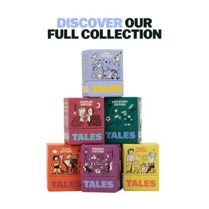 TALES 150 Conversation Starter Cards, Couples Edition, Prompts for Deeper Connection, Date Night Ideas, Anniversaries, and Quality Time Together - color: Couples Edition