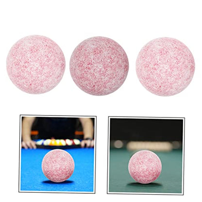 3pcs Textured Foosball for Table Soccer Games Lightweight Compact Design Replacement for Standard Foosball Tables Fun Accessory for Family and Friends