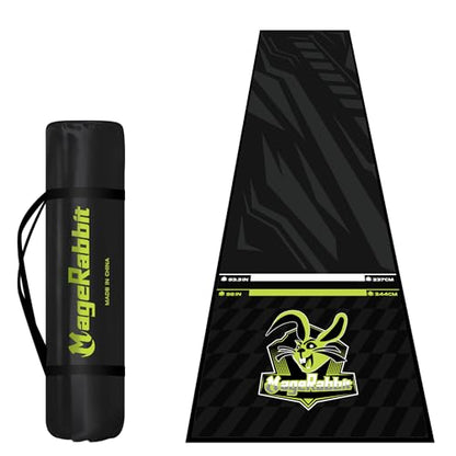 Darts Mat, 297x66cm, with Oche Lines, Professional Non Slip Carpet, Protection for Floor and Dart Tip (MageRabbit)
