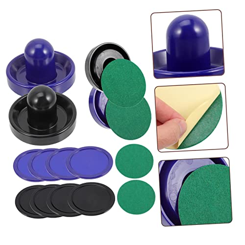 Toddmomy Air Hockey Pucks Boys and Girls Air Hockey Game Accessories Tabletop Plastic Paddles Supplies