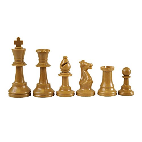 Wholesale Chess Staunton Colored Chess Pieces - color: Gold