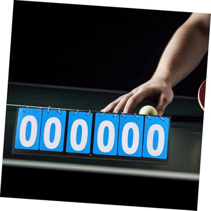 Table Tennis Score Counter Board Flipping Scorekeeper for Basketball Volleyball and Baseball Numbers Safe and Practical Design for Judges and Sports Events