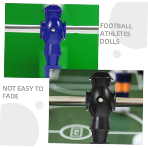 4Pcs Foosball Table Soccer Player Dolls Replacement Parts Lightweight Standard Football Athletes Statues for Table Football Game Rods with Material