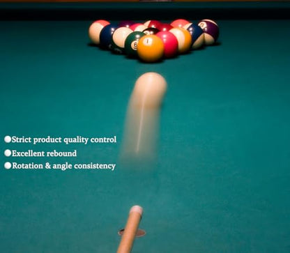 Kolti Billiard Cue Ball, AAA-Grade PRO Pool Cue Training Ball, 2-1/4" Standard Size, Phenolic Resin - color: white