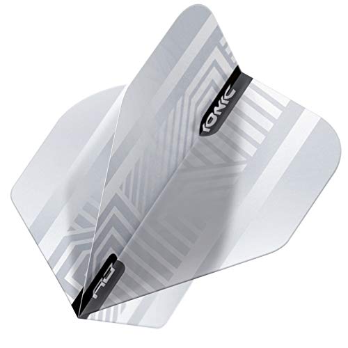 RED DRAGON Hardcore Ionic Dart Flights - 3 Sets Per Pack (9 Dart Flights in Total) - color: White