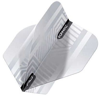 RED DRAGON Hardcore Ionic Dart Flights - 3 Sets Per Pack (9 Dart Flights in Total) - color: White