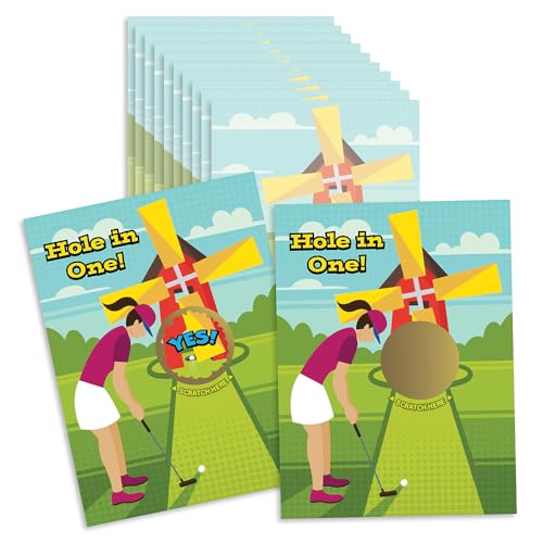 My Scratch Offs Mini Golf Hole in One Scratch Off Game Cards 26 Pack - 2 Winning and 24 Sorry - style: Mini Golf Hole in One