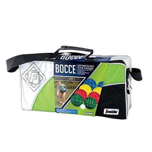 Franklin Sports Bocce Sets - Backyard + Beach Bocce Ball Sets - (8) Outdoor Balls + (1) Pallino - Adult + Family Bocce Sets - style: Advanced