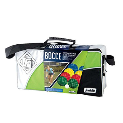 Franklin Sports Bocce Sets - Backyard + Beach Bocce Ball Sets - (8) Outdoor Balls + (1) Pallino - Adult + Family Bocce Sets - style: Advanced