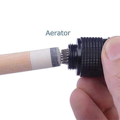 Aluminum 4-in-1 Billiard Pool Cue Tip Accessory Tool Repair Kit (Scuffer, Aerator, Tapper, Joint Protector) - style: 5/16 X 18