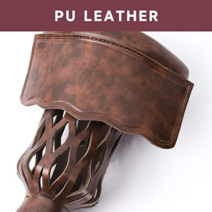 GSE Games & Sports Expert Set of 6 Heavy Duty PU Leather Billiard Pool Table Pockets, Billiard Pool Table Accessories (Several Colors & Styles Available) - color: Walnut - Smooth