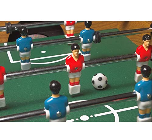 CABAX Foosball Table Replacement Foosballs, 36mm Game Table Size Black and White Tabletop Soccer Balls - 6 Pack
