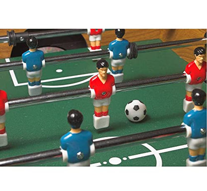 CABAX Foosball Table Replacement Foosballs, 36mm Game Table Size Black and White Tabletop Soccer Balls - 6 Pack