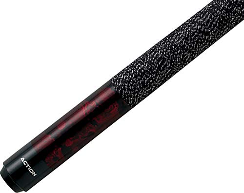 Action Kids JR09 Burgundy Marble w/Wrap 52" Junior Pool/Billiard Cue Stick