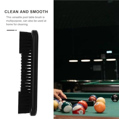 2pcs Pool Table Brush Billiard Cleaning Tool for Felt Surface Dust Removal Multipurpose Rail Sweeper Smooth for Pool Tables and Cabinets