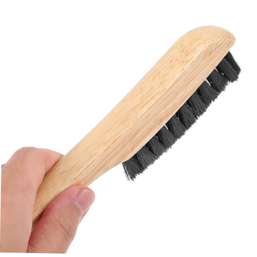 Pool Table Felt Cleaner with Gentle Bristles Solid Wood Handle Billiards Brush for Dust and Dirt Removal Practical Multi-use Billiard Table Accessory for Cushions and Rails