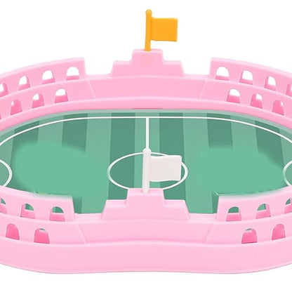 Success Soccer Game Board, Parent Child Interactive Foosball Tabletop, Mini Football Game for Kids Ages 3+ Years Old, Portable Travel Toy for Family Bonding - color: Pink