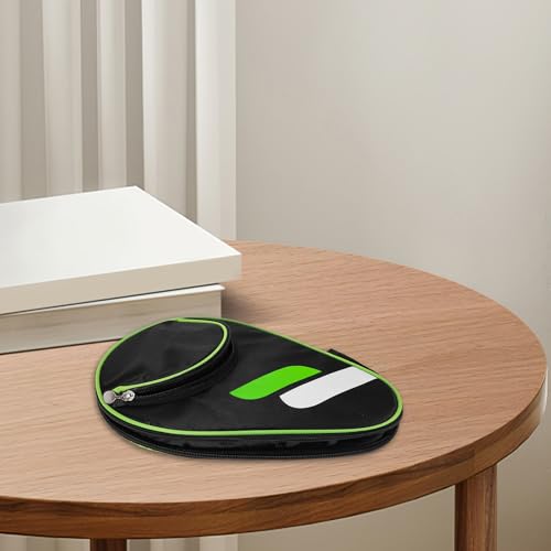 Luxshiny Thickened Table Tennis Racket Case Large Capacity Paddle and Balls Storage Bag Shockproof Portable Cover for Indoor Outdoor Use with Stylish Chic Design