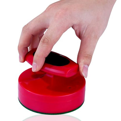 Air Hockey Pucks and Paddles,Air Hockey Strikers Pushers Air Hockey Table Replacement Accessories - color: Black
