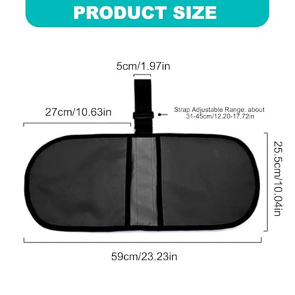 Shot Put Bag with 2 Pocket Heavy Duty Discus Carrier Tote/Shoulder Discus Bag with Adjustable Strap & Fine Edge Splash Proof Oxford Shot Put and