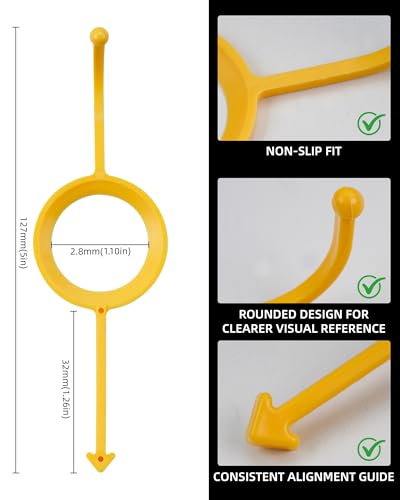 CRICAL 3-Pack Billiards Aiming Trainer, Pool Cue Aiming Aid for Precision Practice and Skill Development, Designed for Beginners and All Players Practicing Pool
