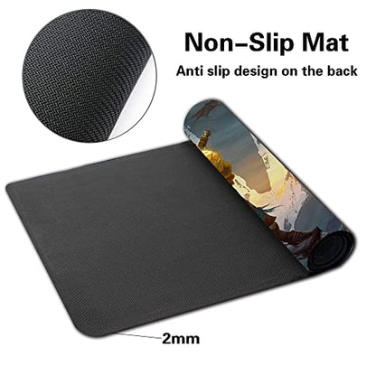Board Game MTG Playmat Games Size 60X35 cm CCG Compatible for MTG CCG RPG Trading Card Game (Ajani Steadfast) - color: Ajani Steadfast